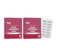 Vitamin B3 Niacinamide 500mg 56 Supplement Tablets for Men & Women - Vegans & Vegetarians - Made in UK