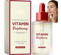 Vitamin Brightening Essence for Face, Moisturising Facial Serum for Dull and Uneven Looking Skin, Lightweight Glow Boosting Essence for Daily Radiance and Smooth Skin 30ml (1pcs)