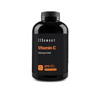 Vitamin C 1000 mg, 270 Vegan Tablets (9-Month Supply) - Antioxidant, Helps Reduce Tiredness and Fatigue - Only 1 Tablet a Day of Pure Vitamin C - Zenement