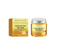 Vitamin c and turmeric wax mask for hands and feet, smoothing skin, gently cleansing hand mask, illuminating hand skin