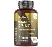 WeightWorld Vitamin C & Zinc 180 Tablets