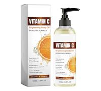 Vitamin C Brightening Body Oil, Moisturising Formula with Vitamin E and Turmeric, for Dry and Uneven Skin, for Women and Men, 100 ml (2)