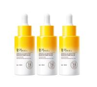 Vitamin C Brightening Serum Korean, Face Glow Serum for Women, Reduce Dark Spots and Fine Lines, Enhance Elasticity, Hydrating Face Essence for Dull Skin (40ml, 3)