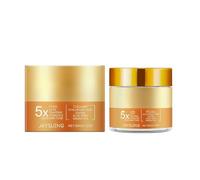 VITAMIN C & COLLAGEN DAY/NIGHT 1.69 FL. OZ. brighten, wrinkle reducing, smoothing, deeply hydrating, aging, firming PtZ399 (Gold, 6.2x6.2x5cm)