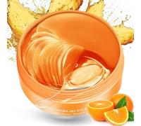 Vitamin C & Collagen Eye Patches for Dark Circles, Anti-Wrinkle, Anti-Aging Under Eye Masks - Puffiness and Eye Bags Removal Treatment for Women 60Pcs