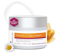 Vitamin C Day Cream for Face and Neck with Chamomile Flower Extract, Manuka Honey & Sweet Almond Oil | Plant Based Formula | Carefully formulated to keep your skin young and healthy!