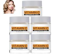 Vitamin C Facial Gel Cream, Brightening Face Cream, Anti-Aging Moisturizer for Women, Moisturizing and Smooth Fine Lines, Anti-Wrinkle for All Skin Types, 50ML (5pcs)