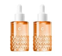 Vitamin C Facial Serum, Orange Vitamin C Brightening Moisturizing Essences, Anti-wrinkle Anti-aging Antioxidant Serum, Melanin Correcting Essence for Face & Body (40ml, 2)