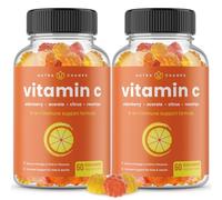 Vitamin C Gummies for Adults & Kids, 5-in-1 Immune System Support with Elderberry, Rosehips, Citrus Bioflavonoids & Acerola Cherry, Immunity Booster Supplement