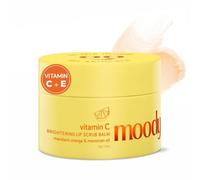 Vitamin C Lip Scrub Balm - 85% Reduction in Dark Lips & Pigmentation | Heals Dry & Chapped Lips with Mandarin Orange & Argan Oil | 100% Vegan for Women & Men (15gm)