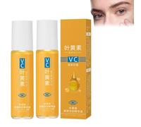 Vitamin C Roll-On Lutein Eye Essence to brighten the skin around the eyes, reduce dark circles, and combat wrinkles and puffiness, anti-wrinkle eye cream. (2 pcs)
