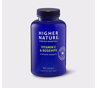 Higher Nature Vitamin C & Rosehips Vegan Tablets 180 Tablets