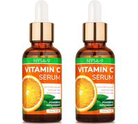 Vitamin C Serum - 2 Pack, 1 oz / 30 ml - Powerful Antioxidant for Skin Brightening & Hydrating - Anti-Aging Face Serum for Dark Spots & Wrinkles - Hypoallergenic & Cruelty-Free Skincare - by Nysa-9