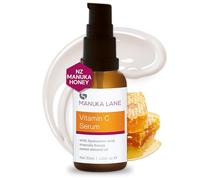 Vitamin C Serum for Face and Neck with Hyaluronic Acid, Manuka Honey & Sweet Almond Oil | Plant Based Formula | Carefully formulated to keep your skin young and healthy!