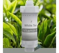 Vitamin C Shower Filter for Hard Water Bathroom Accessories Water Filter Replacement Cartridge Remove Chlorine Fluoride Heavy Metals Improves Skin Condition Protects Hair White Tea Scent
