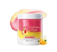 Vitamin C & Strawberry Body Scrub Exfoliating,Body Exfoliator Dead Skin Remover Smooth & Hydrated,Strawberry Vitaminc Bath Salt Scrub for Butt Bikini Area,Daily Exfoliate Care 12.7OZ