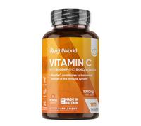 WeightWorld 180 Vitamin C Tablets - 1000mg Ascorbic acid - Immune support tablet