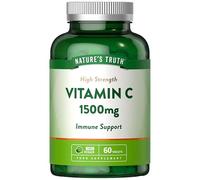 Vitamin C Tablets 1500mg | High Strength | Ascorbic Acid | Vegan | 60 Count | Nature's Truth