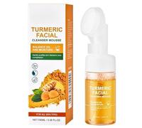 Vitamin C Turmeric Foaming Face Wash, Foaming Cleanser for Skin Tone, Reduces Fine Lines & Wrinkles, Exfoliating Face Wash, Turmeric Facial Cleanser for Dark Spot