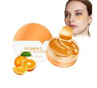 Vitamin C Under Eye Mask - Collagen Eye Patches - Eyes Patch To Repair Dark circles, Fine Lines, And Eye Bags - Eye Masks for Dark Circles - Hydrating & Brightening Under Eye Treatment 30 Pairs