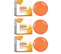 Vitamin C Whitening Soap,Skin Brightening Fade Melanin Deep Cleansing Soaps,Clogging On The Face,As Well As Reduce And Prevent Acne Formation (3pcs)