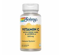 Vitamin C With Rose Hips And Acerola 100 Caps 500 Mg