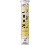 Vitamin C 1000mg + Zink 10mg (20 tablets) Immune System fatigue ZEINPHARMA x3