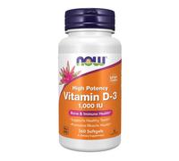 Now Foods, Vitamin D-3, 1,000 IU, 180 Softgels