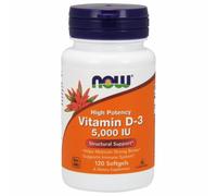Vitamin D-3 High Potency 120 Softgels 125 Mcg