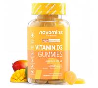 Novomins Vitamin D3 4000IU Mango Flavoured 60 Gummies