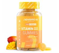 Vitamin D Gummies - 4000 IU Vitamin D3 - Vegetarian & Gluten Free - VIT D Gummies for Bones & Teeth - Alternative to Vitamin D Tablets & Spray - 60 G