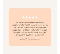 Myvitamins Vitamin D Gummies – 25mcg – Immune, Bone & Muscle Support – Orange – 60 Servings