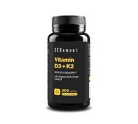 Vitamin D3 2000 IU + K2 MK-7 150µg, Bioavailable in EVOO - 200 Capsules
