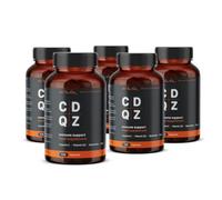 Vitamin D3 2500IU, Immune Support Supplements with Vitamin C 400mg, Quercetin 250mg & Zinc - High Strength Vitamin D - Immune Support Complex -120 Capsules (Pack of 5)