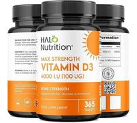 Vitamin D3 4000IU - 1+ Year Supply - 400 Tablets - Easy to Swallow 6mm Micro Vitamin D Tablets - Gentle Cholecalciferol Form - Vegetarian-Friendly VIT D Supplement - 1 per Day - Made in The UK