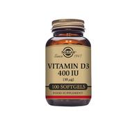 Vitamin D3 400 IU (10 μg) Softgels Pack of 100 Cholecalciferol Keeps Bones and