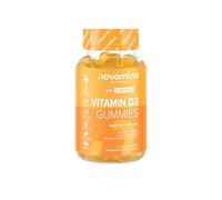 Vitamin D3 4000 IU Gummies - 1 Month Supply of Vitamin D - Vegetarian & Gluten Free Vitamin D3 - Vitamin D Gummies for Bones & Teeth - Alternative to Vitamin D Tablets & Spray - Novomins