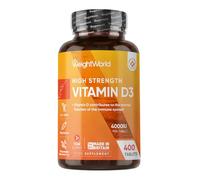 Vitamin D3 4000IU - 1+ Year Supply - 400 Tablets - Easy to Swallow 6mm Micro Vitamin D Tablets - Gentle Cholecalciferol Form - Vegetarian-Friendly VIT D Supplement - 1 per Day - Made in The UK