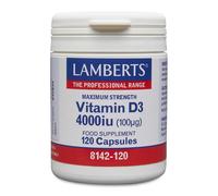 Vitamin D3 4000iu (100ug) 120 Capsules Lamberts - BBE 02/2026