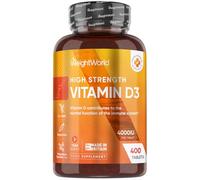 Vitamin D3 4000 IU-400 High Strength Vitaman D Tablets, One for a Day supplement