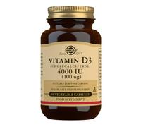 Vitamin D3 4000iu Strength Cholecalciferol Vegetable Capsules by Solgar - 60