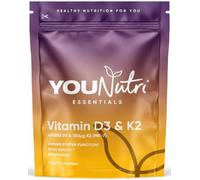 Vitamin D3 4000IU & Vitamin K2 MK7 100μg, 6 Month Supply | 180 Easy-Swallow Vitamin D3 K2 Tablets 1-A-Day High Strength Vegetarian D3 & K2 Vitamin Supplements, UK GMP Made & Lab Tested