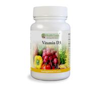 Vitamin D3 400iu x 90 Capsules, Suitable for Vegetarians, Magnesium Stearate Free, Contributes to The Maintenance of Normal Bones, Muscle Function & The Immune System, UK Manufactured