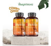 Vitamin D3 - 800 Tablets - 4000IU - 1+ year supply - Teeth, Bone & muscle health