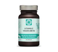Vitamin E 450 IU 400mg Tocopherol + Tocotrienol Vitamin E Vegan - Alpha Tocopherol + All 4 Tocotrienols - Alpha Tocotrienol + Beta Tocotrienol + Delta Tocotrienol and Gamma Tocotrienol