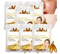 Vitamin E Deep Moisturizing Capsule Essence, Vitamin E Oil Capsules For Face, Anti Wrinkle Serum Capsules, Anti Aging Hydrating Moisturizer For Glowing Skin, Twist & Apply For Face (6PCS)