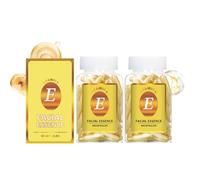 Vitamin E Facial Moisturising Capsules, Korean Firming Capsule, Facial Acne Removing Essence Capsule, Serum Collagen Anti-Wrinkle Anti-Aging Moisturizing Essence (2Pc)