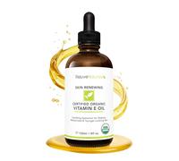 Vitamin E Oil - 100% All Natural & USDA Organic (LARGE 4oz Bottle) Visibly Reduce the Look of Scars, Stretch Marks, Dark Spots & Wrinkles for Hydrated & Youthful Skin. Face & Body Moisturizer