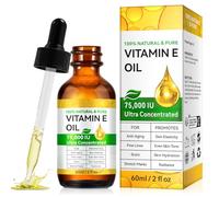 Vitamin E Oil for Skin, Body, Face and Scars, Cold Pressed Ultra Pure Vitamin E Oil Deeply Nourish Enhancing Dry Skin Moisturizing, Reduce Fine Lines & Scars, Firmness & Elasticity 2Fl Oz