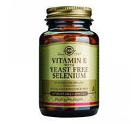 Vitamin E with Yeast Free Selenium 50 Vegan Capsules Solgar